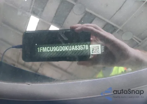 2019 Ford Escape Se from USA, damaged, VIN 1FMCU9GD0KUA83578